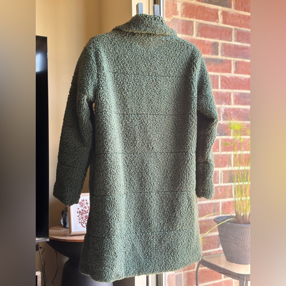 Monrow Forest Green Teddy Jacket - Picture 14 of 14